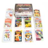 Toys: An Atari 7800 video game console. Together with games cartridges comprising Jinks, Xevious,