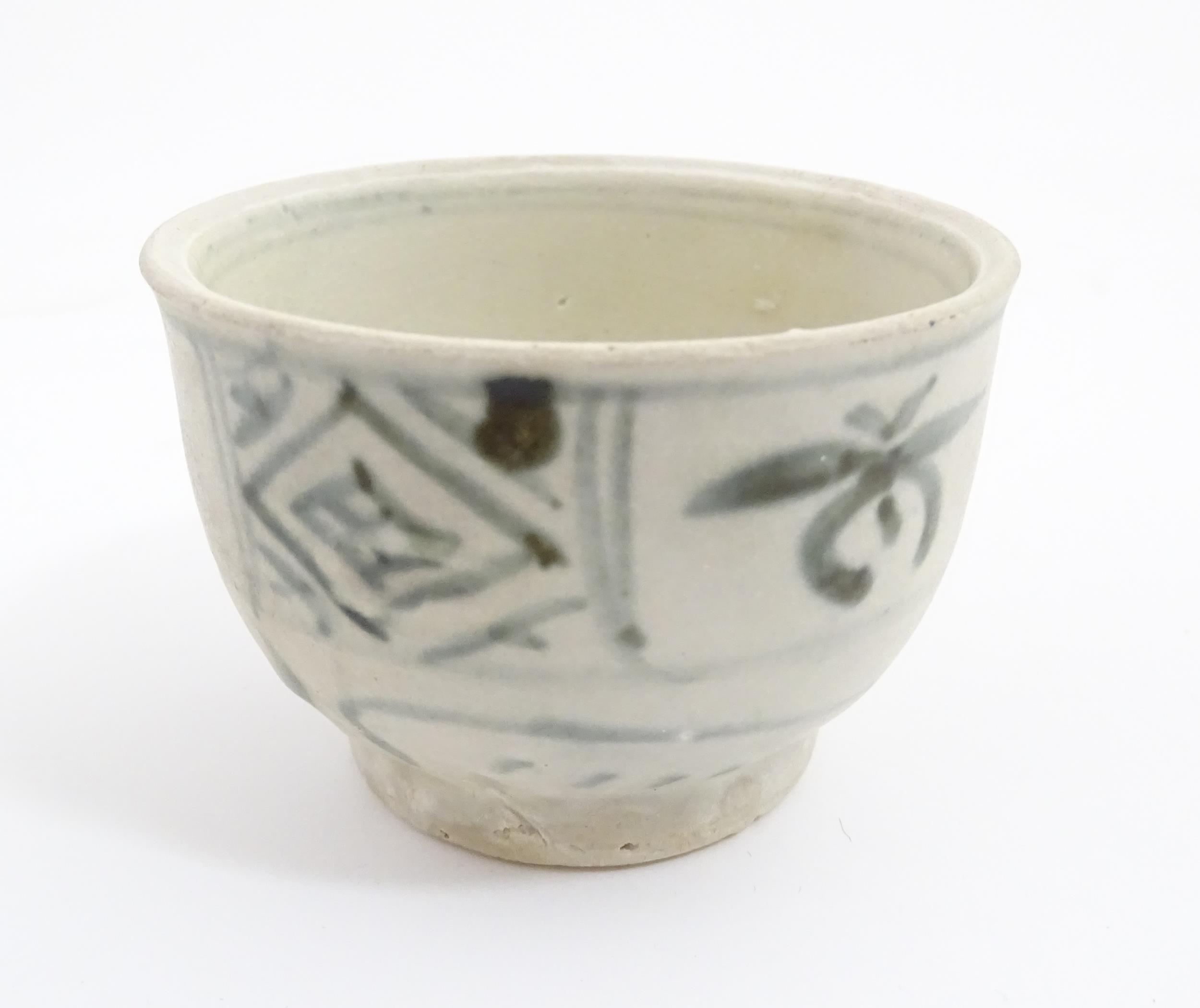 Two Chinese blue and white Tek Sing items comprising bowl and dish with brushwork decoration. - Image 13 of 18