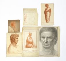 Six 18th / 19thC Bartolozzi stipple engravings after Leonardo da Vinci to include A Portrait of a