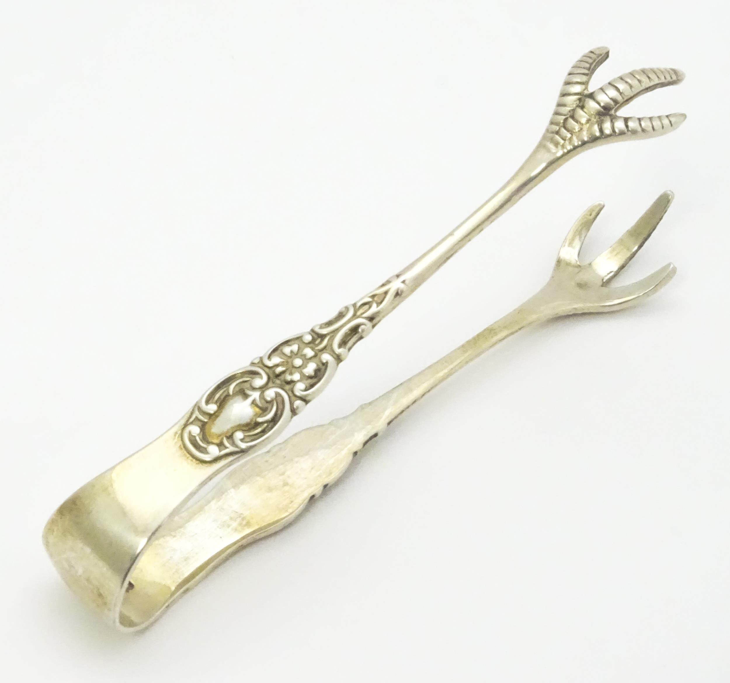 Four assorted silver sugar tongs, to include and Albany pattern example hallmarked Sheffield 1903, - Image 5 of 13