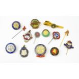 Trade Union Interest: a quantity of assorted badges, pins, etc. to include Australian Federated