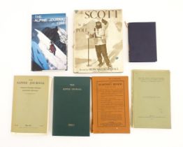 Books: Various editions of The Alpine Journal - A Record of Mountain Adventure and Scientific