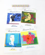 Four advertising posters for Yves Saint Laurent Four Seasons / Les Quatres Saisons produced for