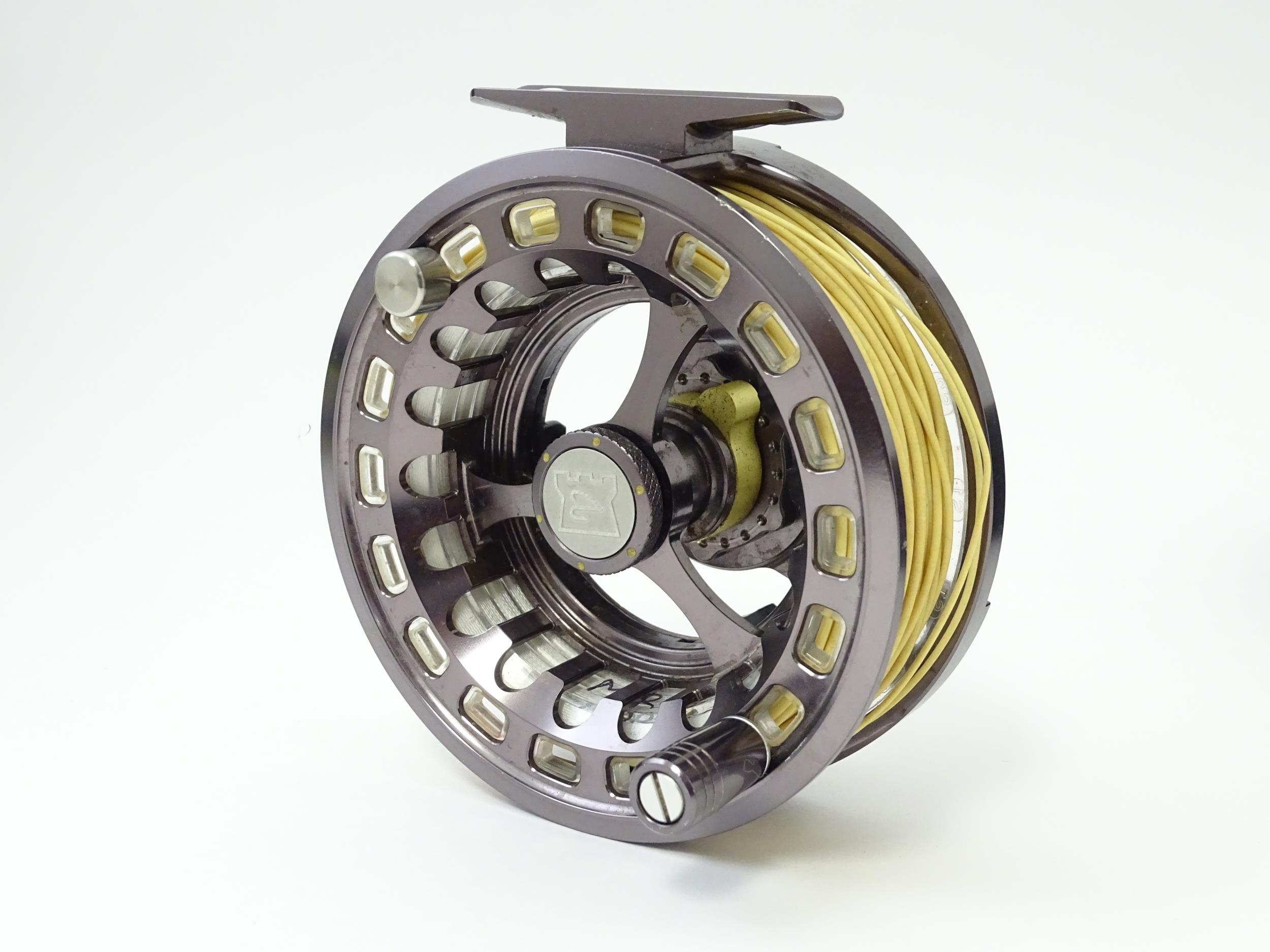 Fishing : a Hardy Ultralite 5000 CLS centrepin fly reel, together with a Hardy's neoprene case - Image 6 of 8
