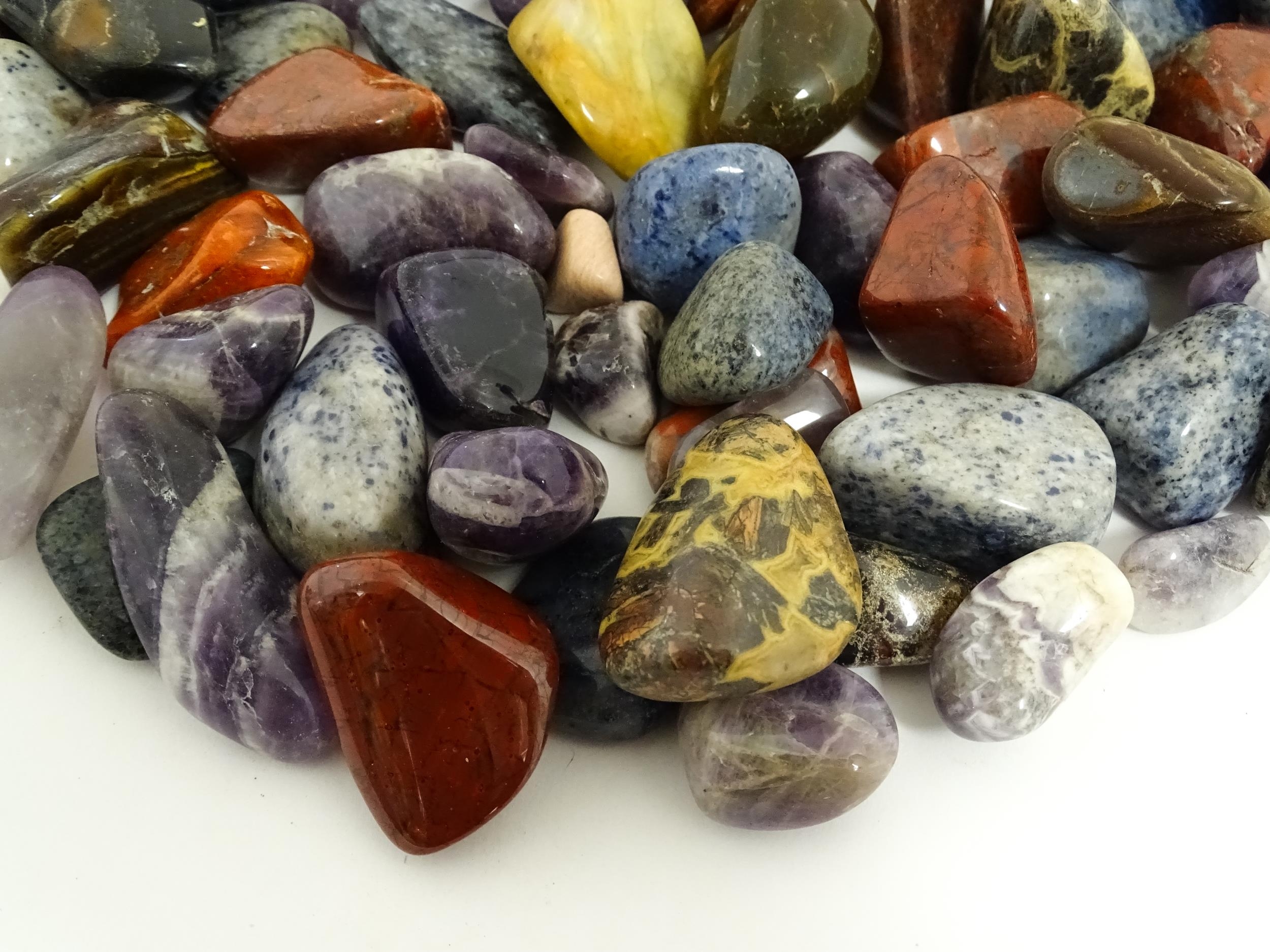 Natural History / Geology Interest: A quantity of assorted polished hardstone specimens examples - Image 7 of 8