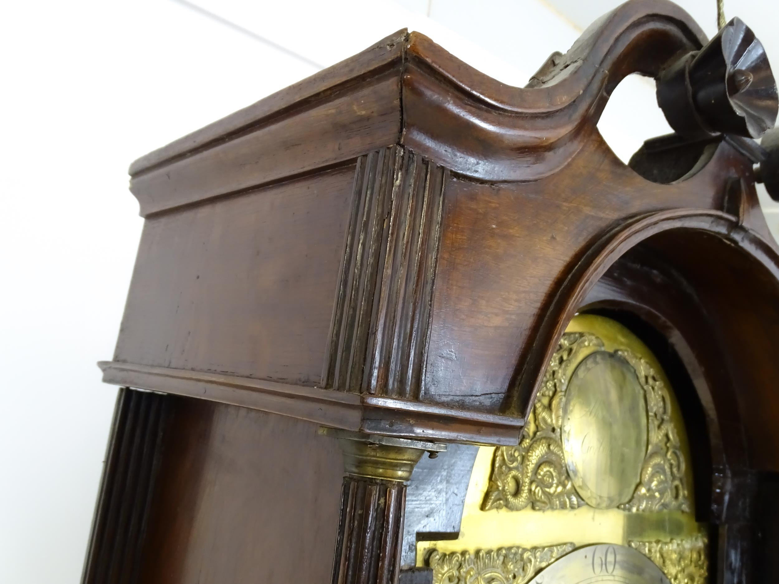 Alexander Mitchel (Mitchell) Gorbals, Glasgow : A Scottish Geo III oak 8-day longcase clock the - Image 12 of 16