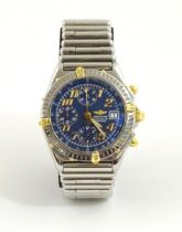 A Breitling Chronomat automatic gentleman's wristwatch, the dial with Arabic numerals, date aperture