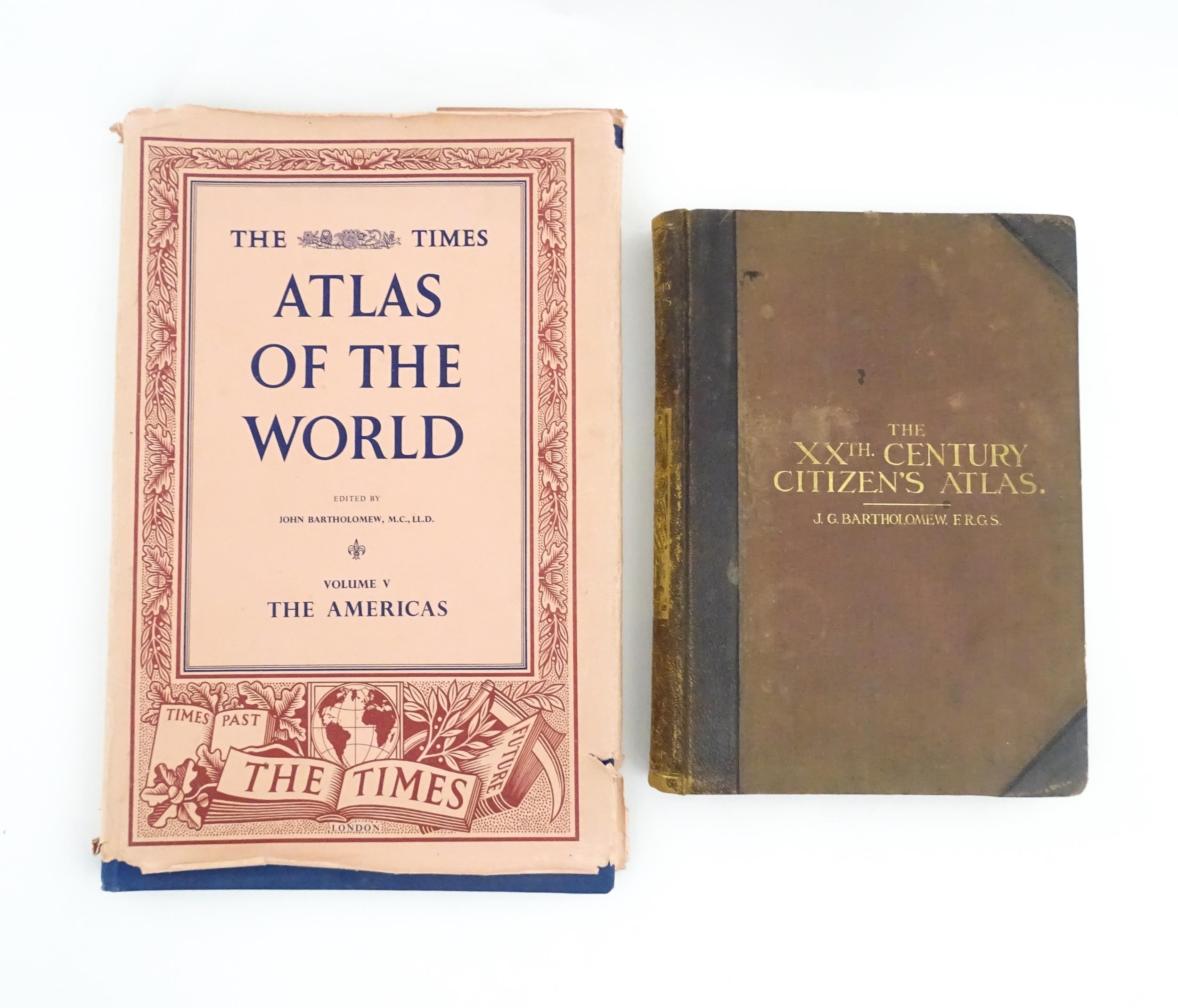 Books: The Time Atlas of the World, Volume 5 - The Americas, edited by John Bartholomew, 1957.