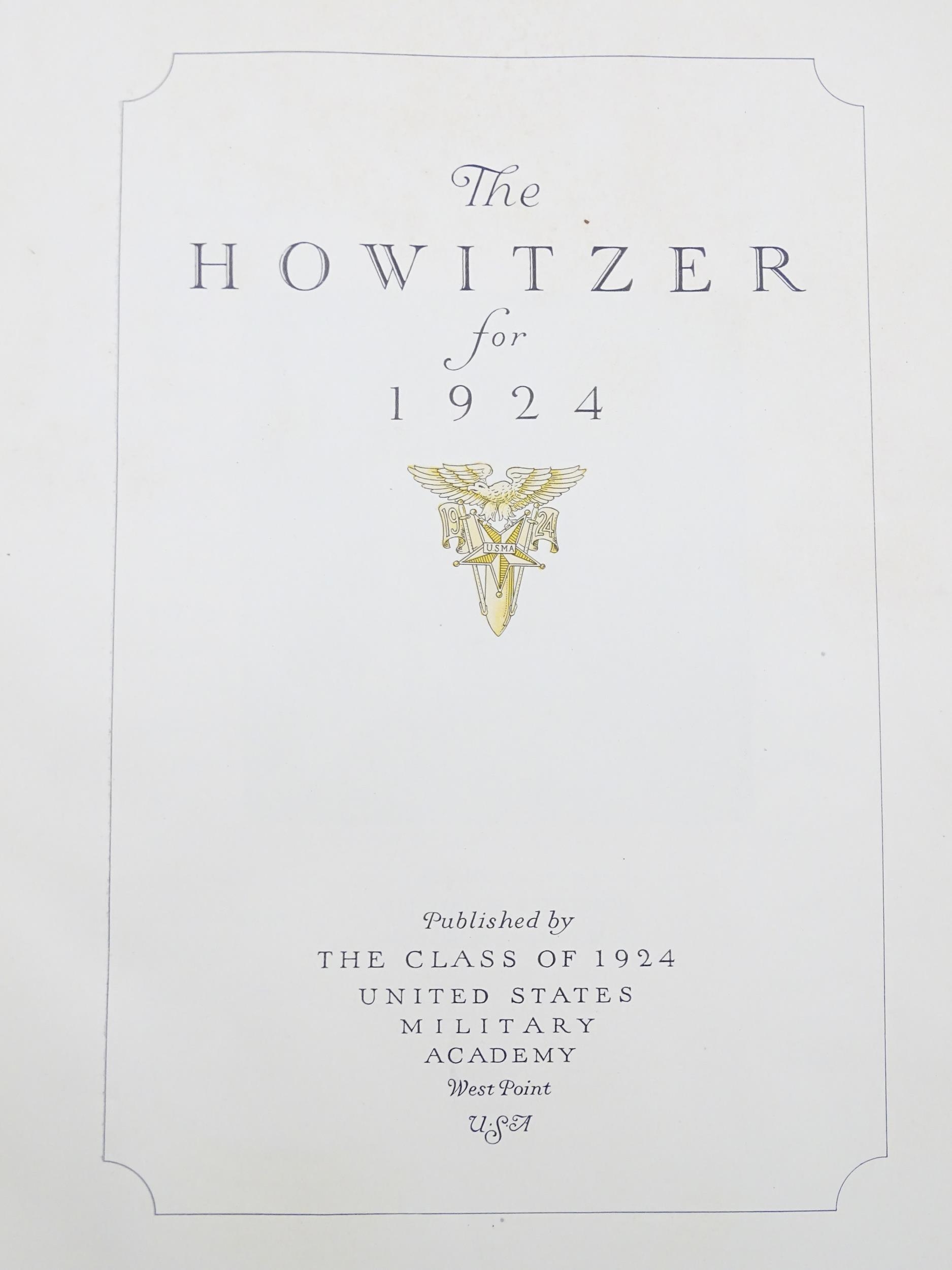 Militaria , Book : The Howitzer annual, pub. United States Military Academy West Point , dated 1924. - Image 8 of 19