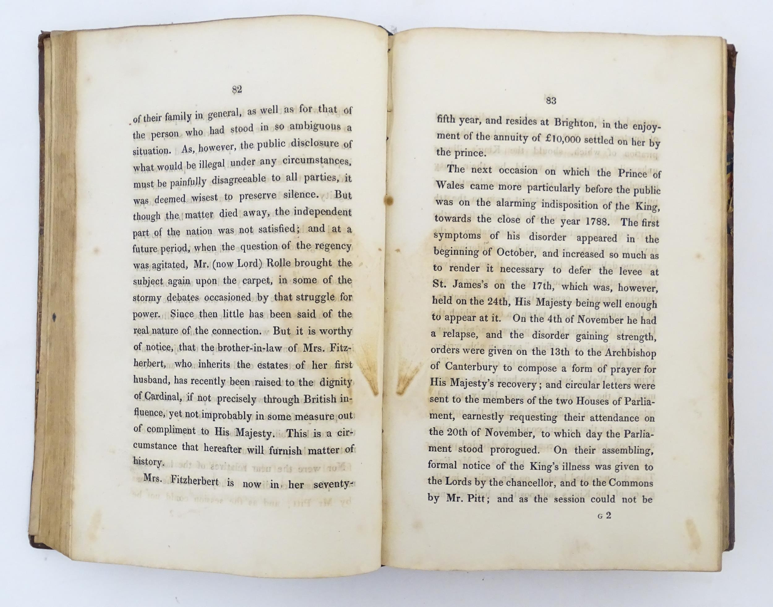 Book: George IV - Memoirs of his Life and Reign, by H. E. Lloyd. Published London 1830 Please Note - - Image 2 of 5