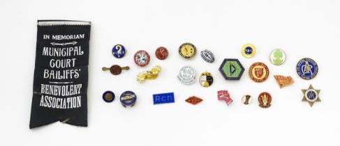 Trade Union Interest: a quantity of assorted badges, pins, etc. to include National Society of Tile,