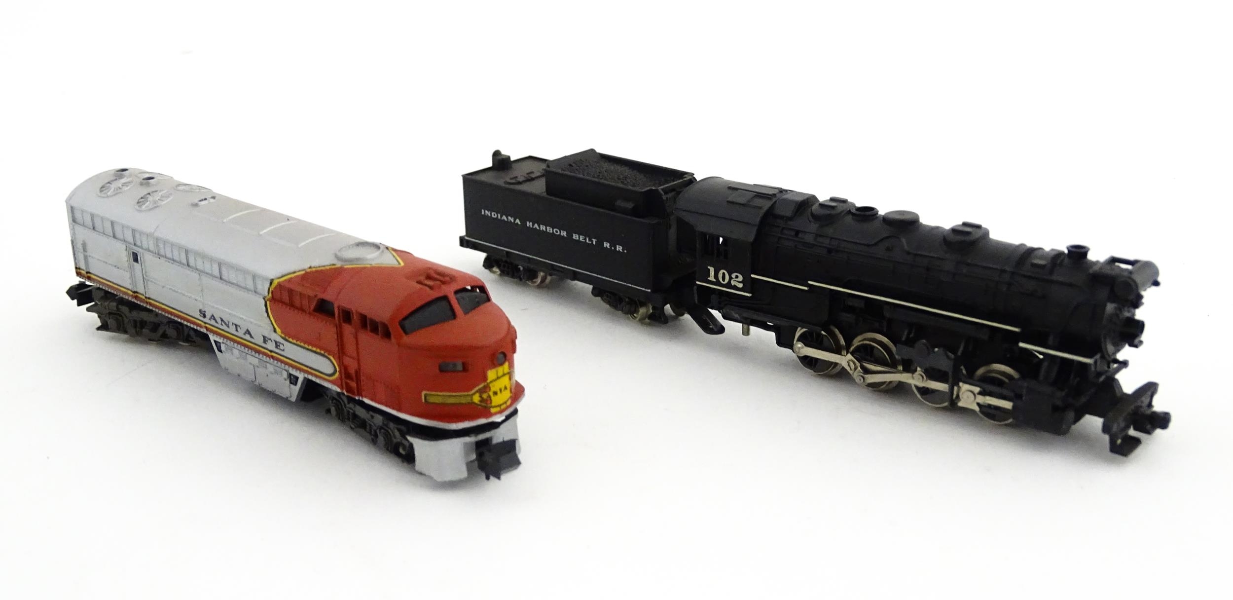 Toys - Model Train / Railway Interest : A quantity of scale model N gauge locomotive engines and - Image 12 of 14