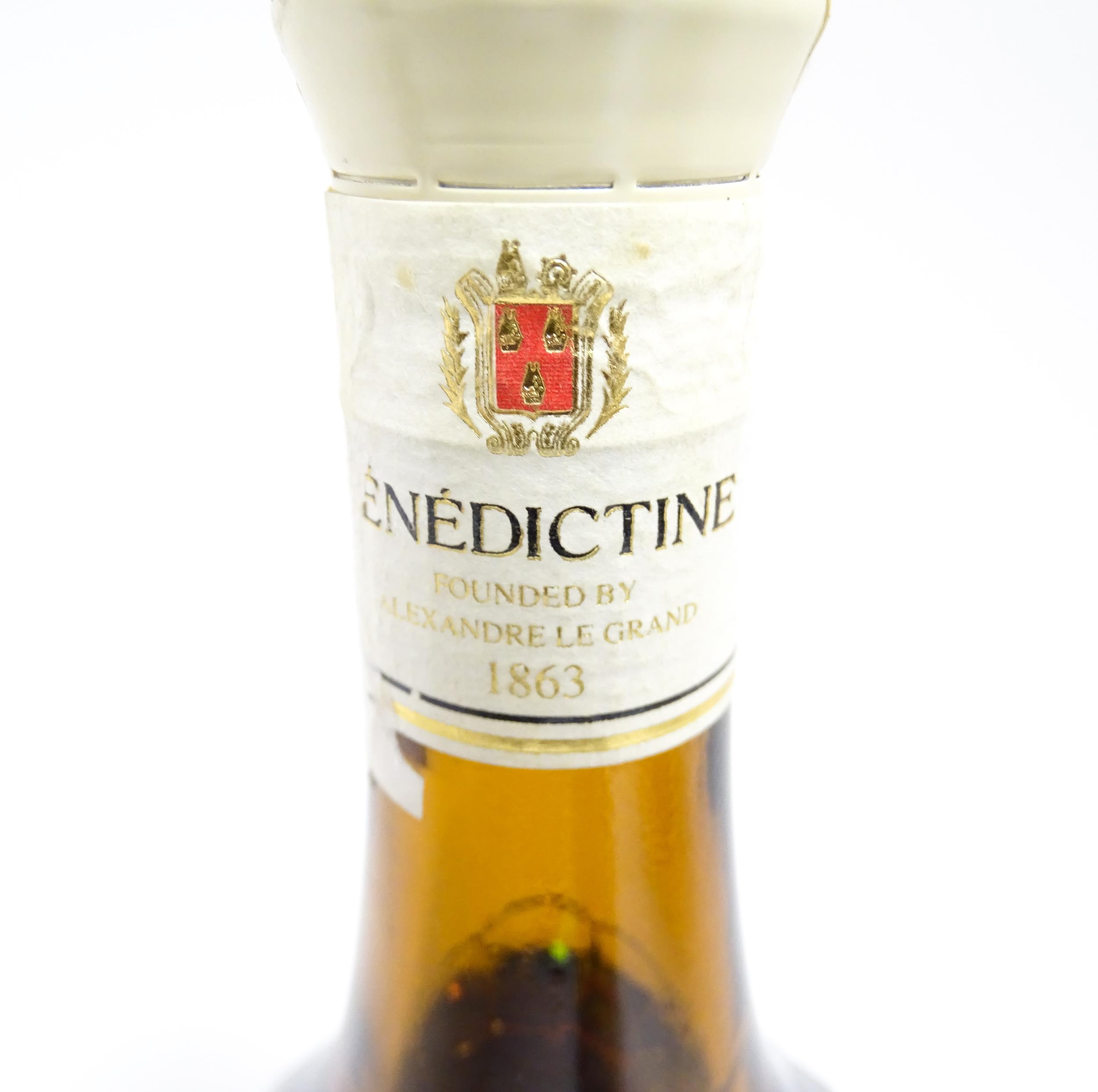 A 70cl bottle of Benedictine liqueur, together with a 70cl bottle of Schwarzwälder Edel-Kirsch - Image 2 of 12