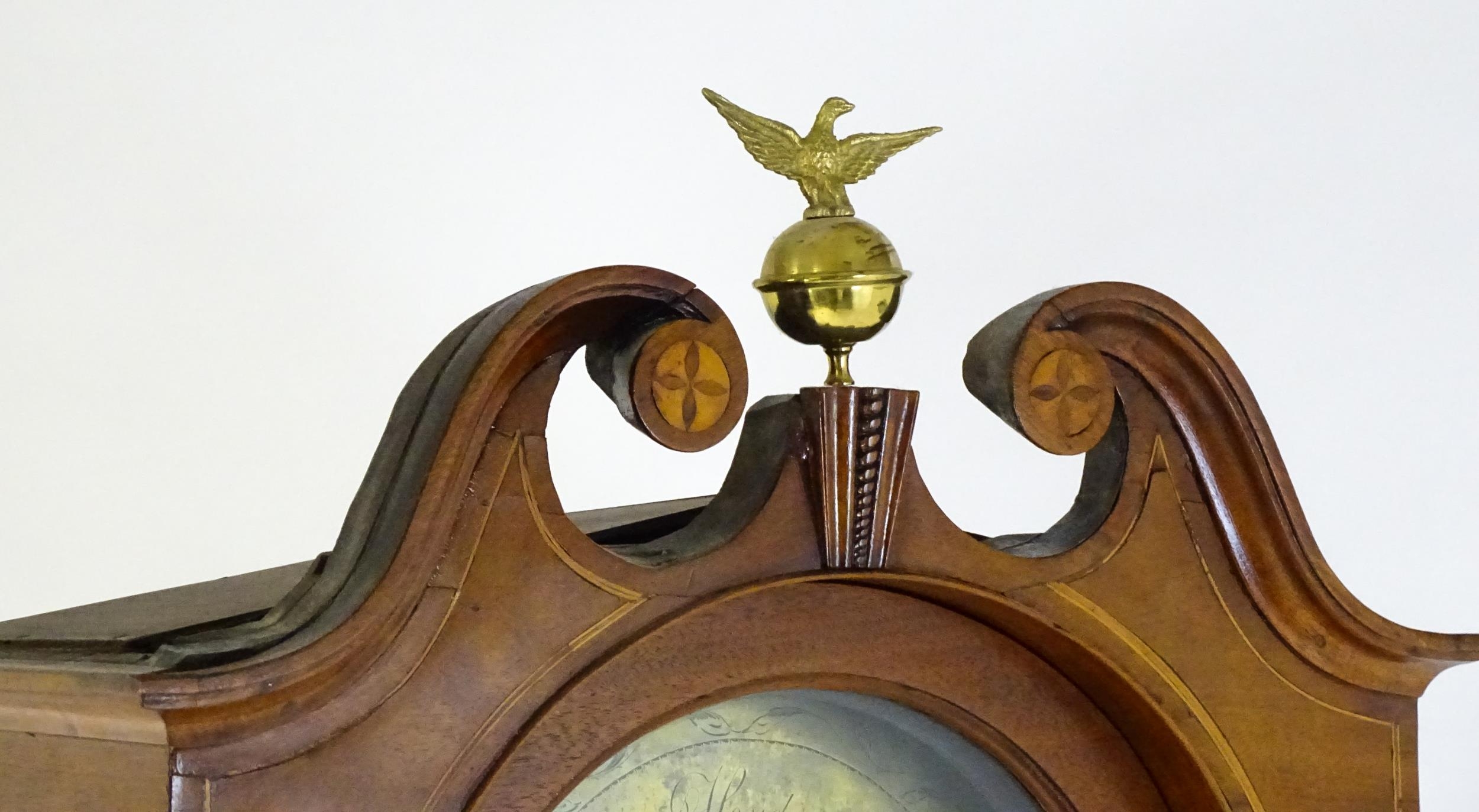 Francis Henderson - Mussleborough : A late 18th / early 19thC walnut cased 8-day longcase clock. The - Image 6 of 18