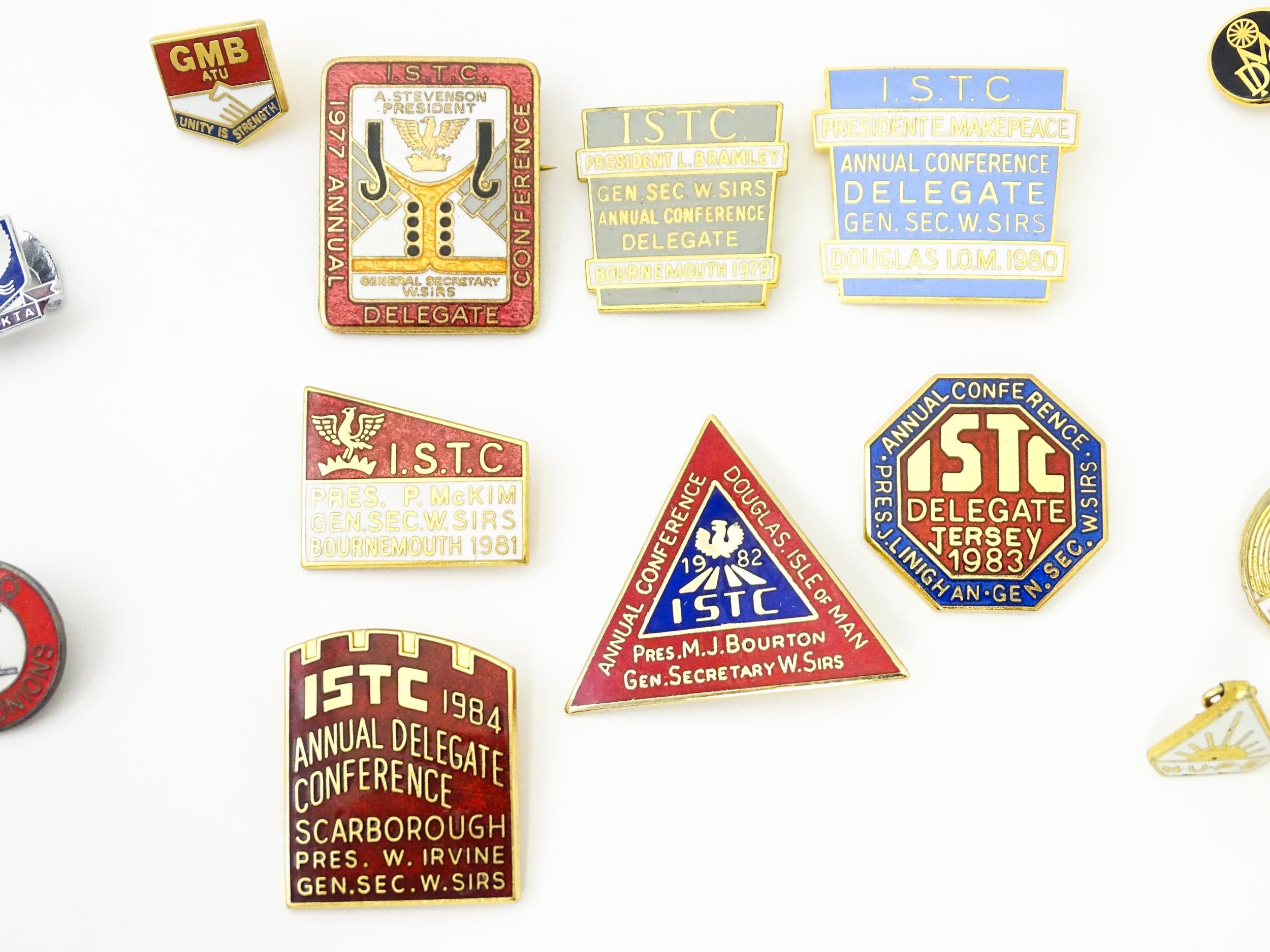 Trade Union Interest: a quantity of assorted badges, pins, etc. to include National Union of - Image 7 of 9