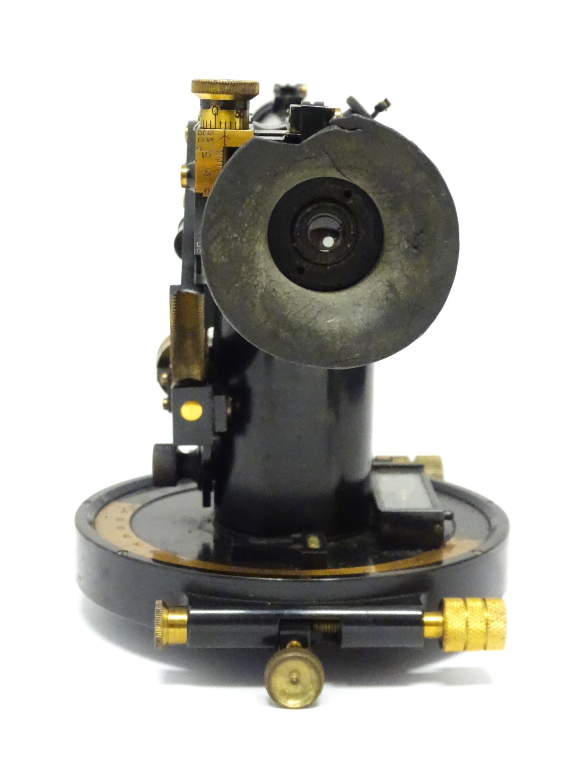 Militaria : a cased c1917 Telescope Director No.5 Mk1 artillery gun sight, with blacked finish, - Image 9 of 19