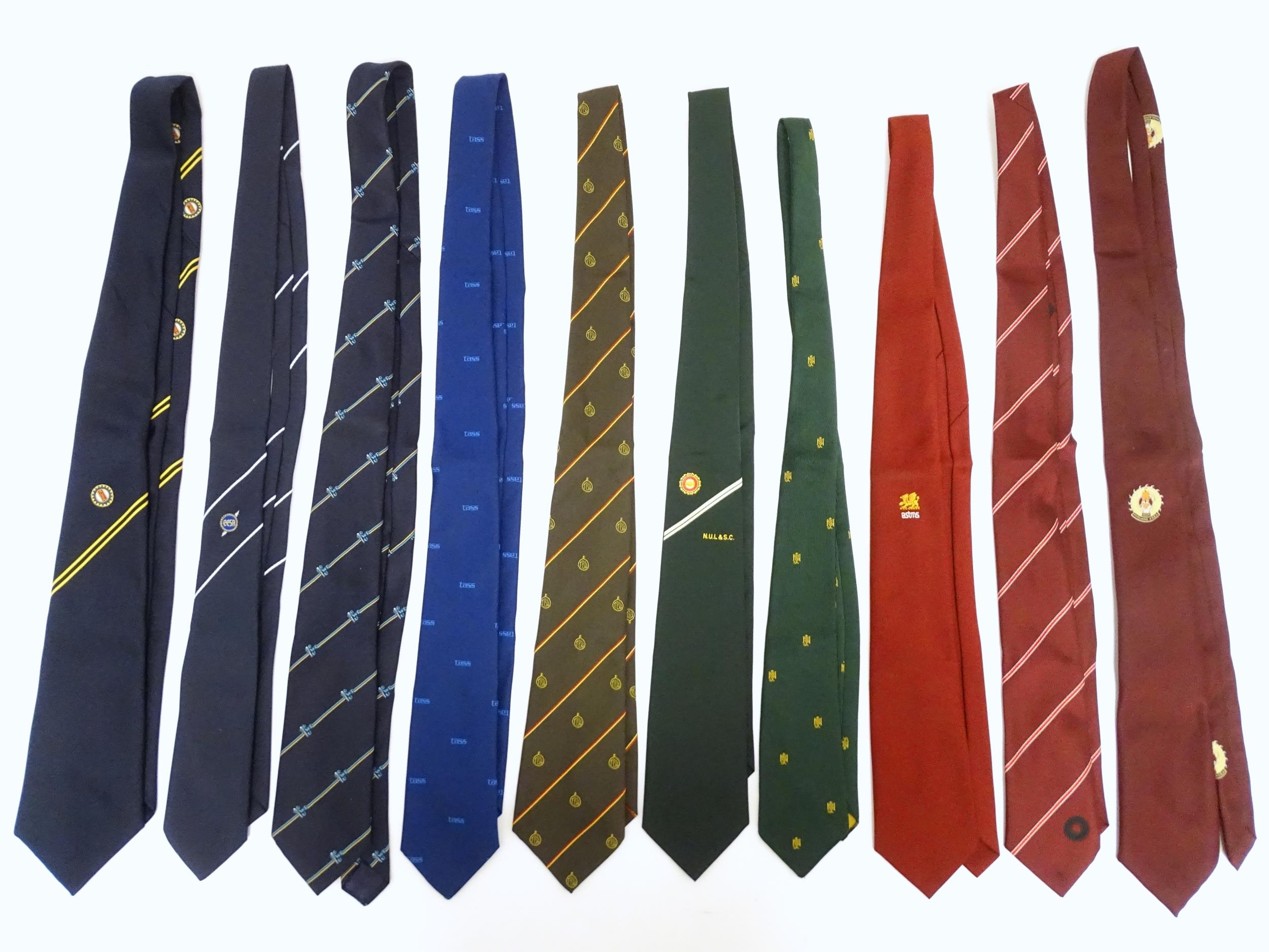 Trade Union Interest: a quantity of assorted ties, to include Technical Administrative and - Image 3 of 17