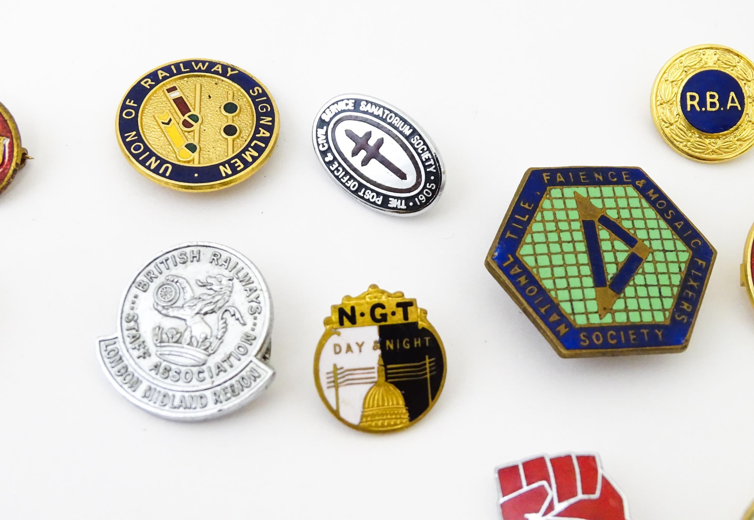 Trade Union Interest: a quantity of assorted badges, pins, etc. to include National Society of Tile, - Image 7 of 10