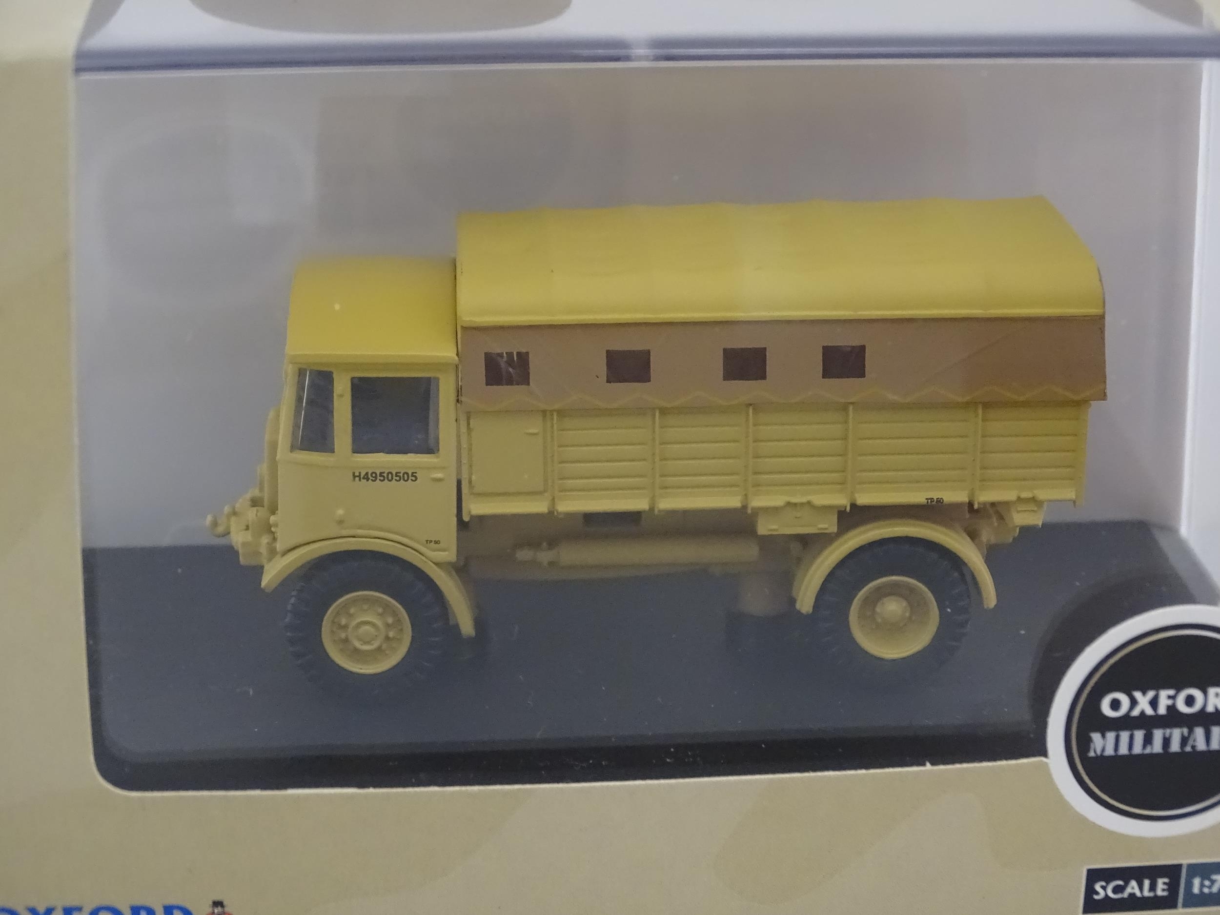 Toys: A quantity of die cast scale model Oxford Military / Fire / Commercials vehicles to include - Image 12 of 15