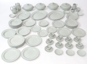 A quantity of Wedgwood dinner and coffee wares in the Windsor Grey pattern to include tureens,