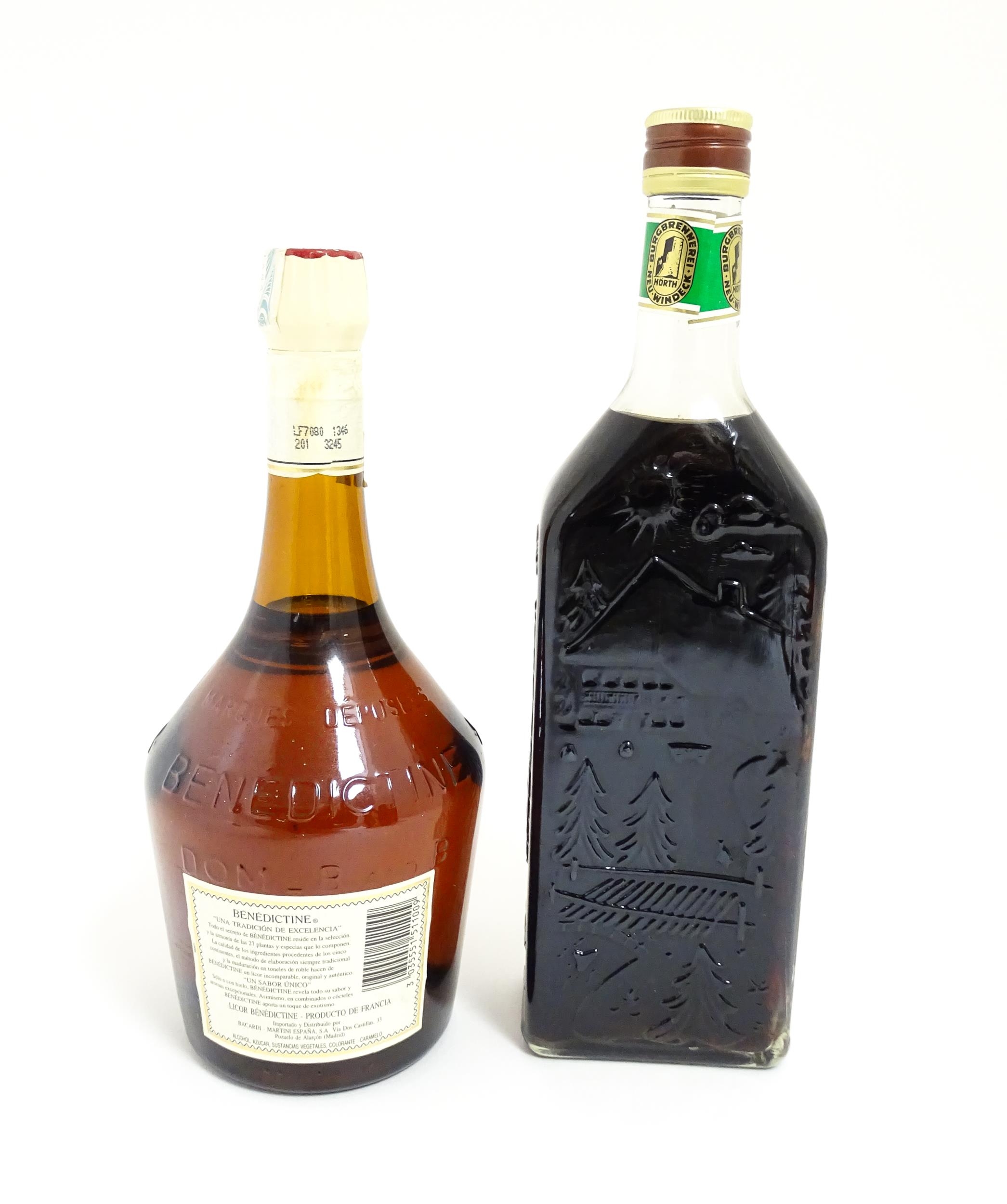 A 70cl bottle of Benedictine liqueur, together with a 70cl bottle of Schwarzwälder Edel-Kirsch - Image 5 of 12
