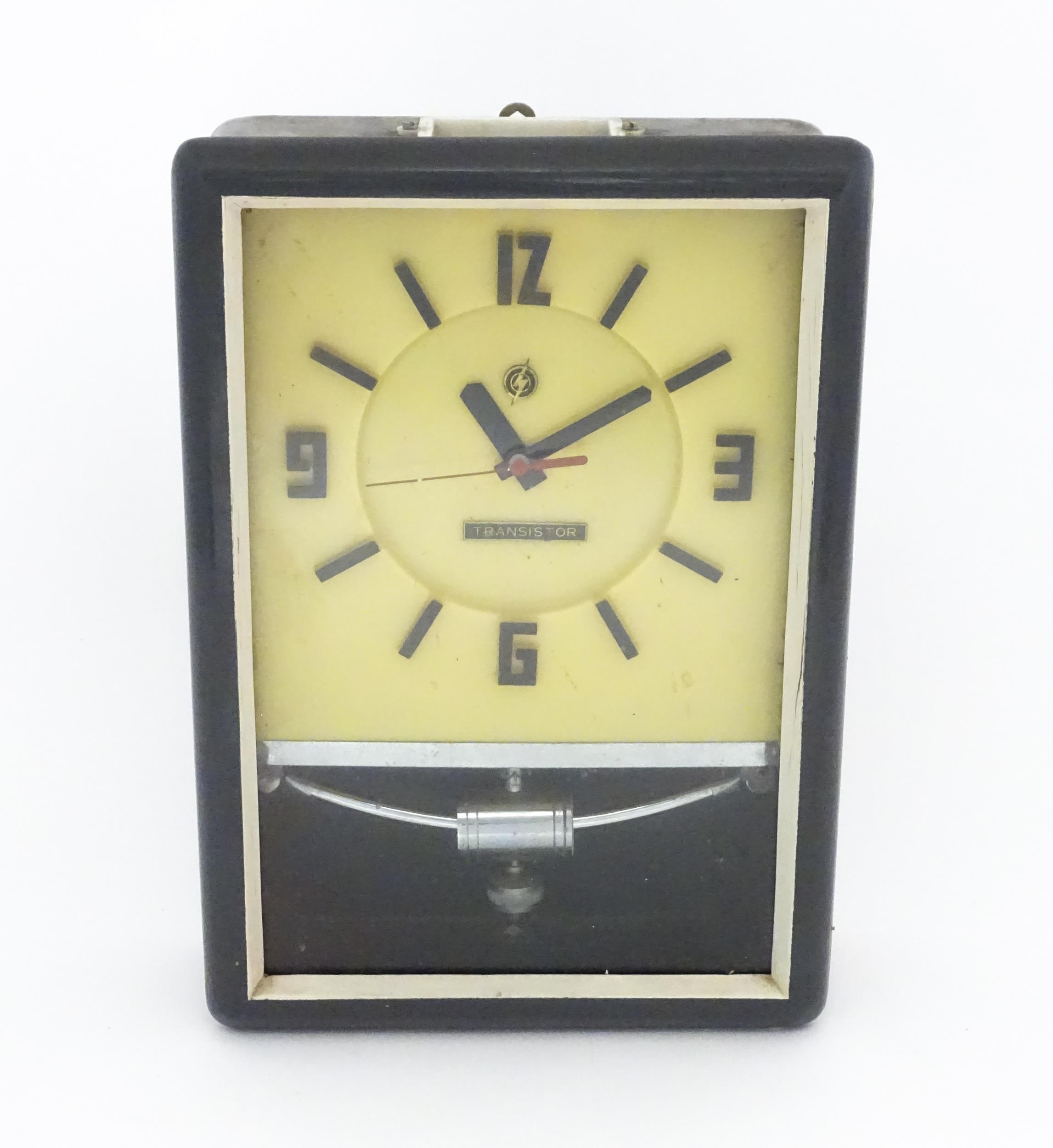 A retro vintage' Transistor ' wall clock. Approx. 15" high Please Note - we do not make reference to - Image 3 of 12