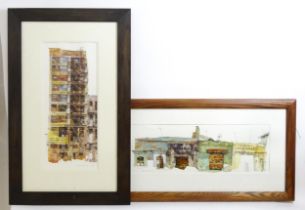 Mat Barber Kennedy, 20th century, Signed prints, Architectural compositions, one titled Cosinas y