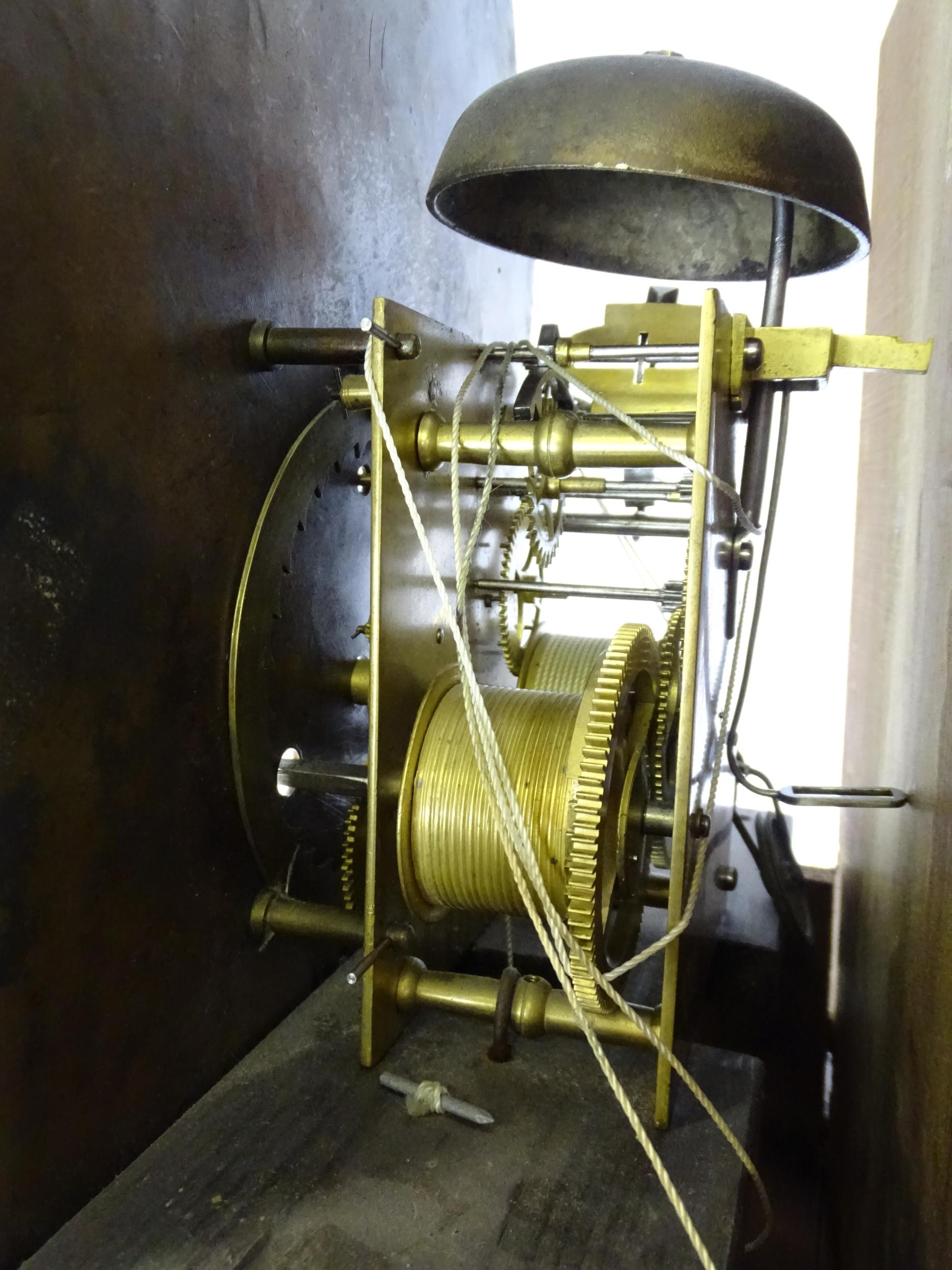 Francis Henderson - Mussleborough : A late 18th / early 19thC walnut cased 8-day longcase clock. The - Image 13 of 18