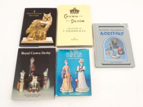 Books: A quantity of ceramics reference books comprising Royal Worcester Porcelain from 1862 to