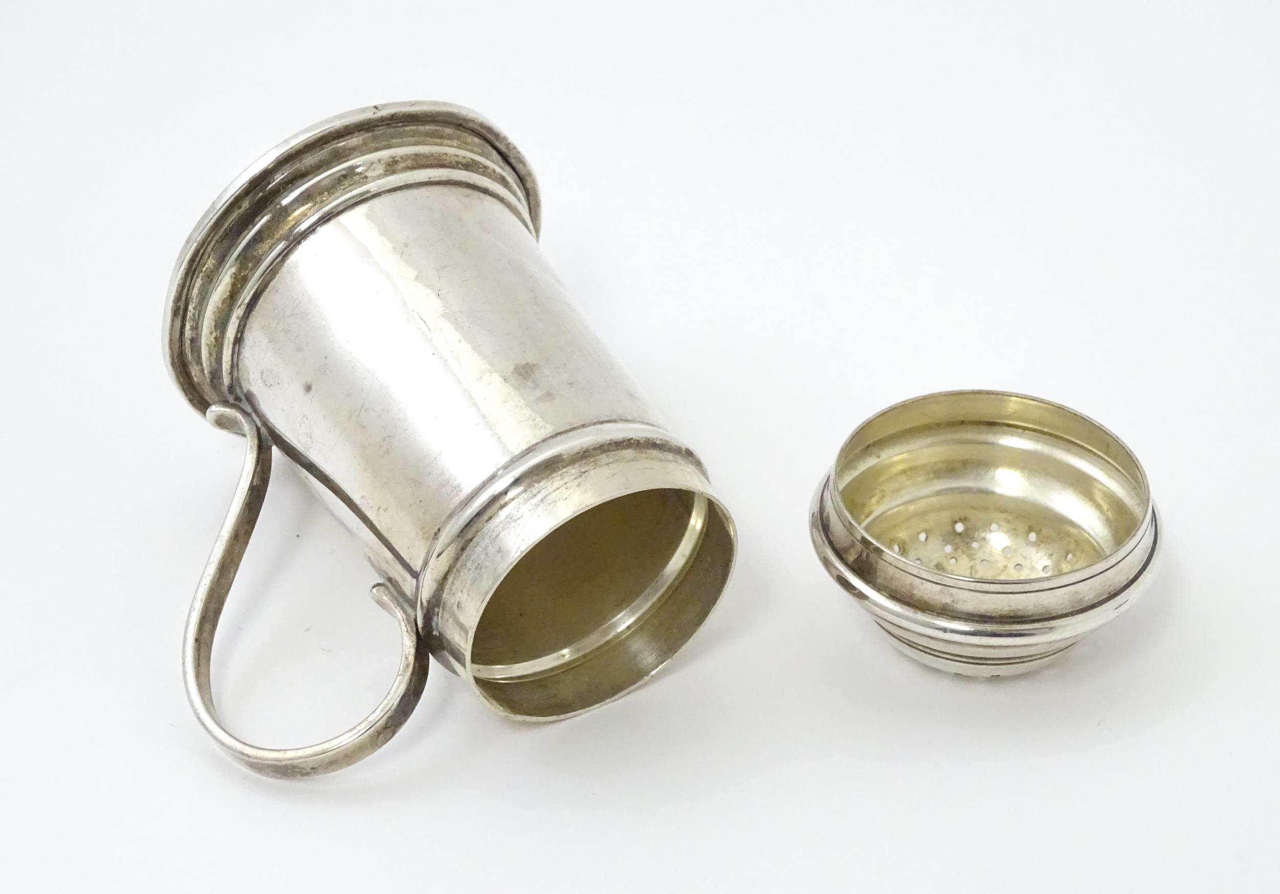 An American sterling silver pepperette modelled as a flour shaker. Marked under Georg Jensen Inc, - Image 7 of 8