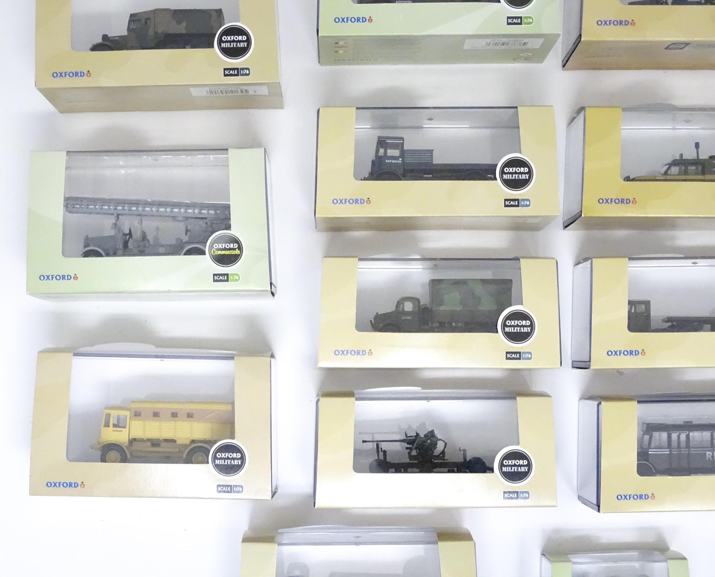 Toys: A quantity of die cast scale model Oxford Military / Fire / Commercials vehicles to include - Image 7 of 15