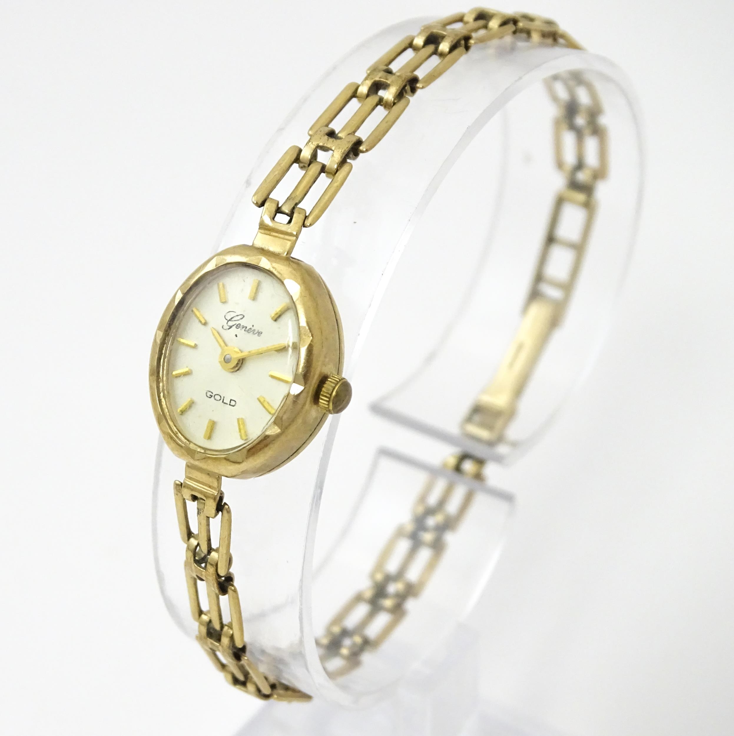 Three various 9ct gold ladies wristwatches, two with 9ct gold bracelet straps. Maker to include - Image 20 of 28