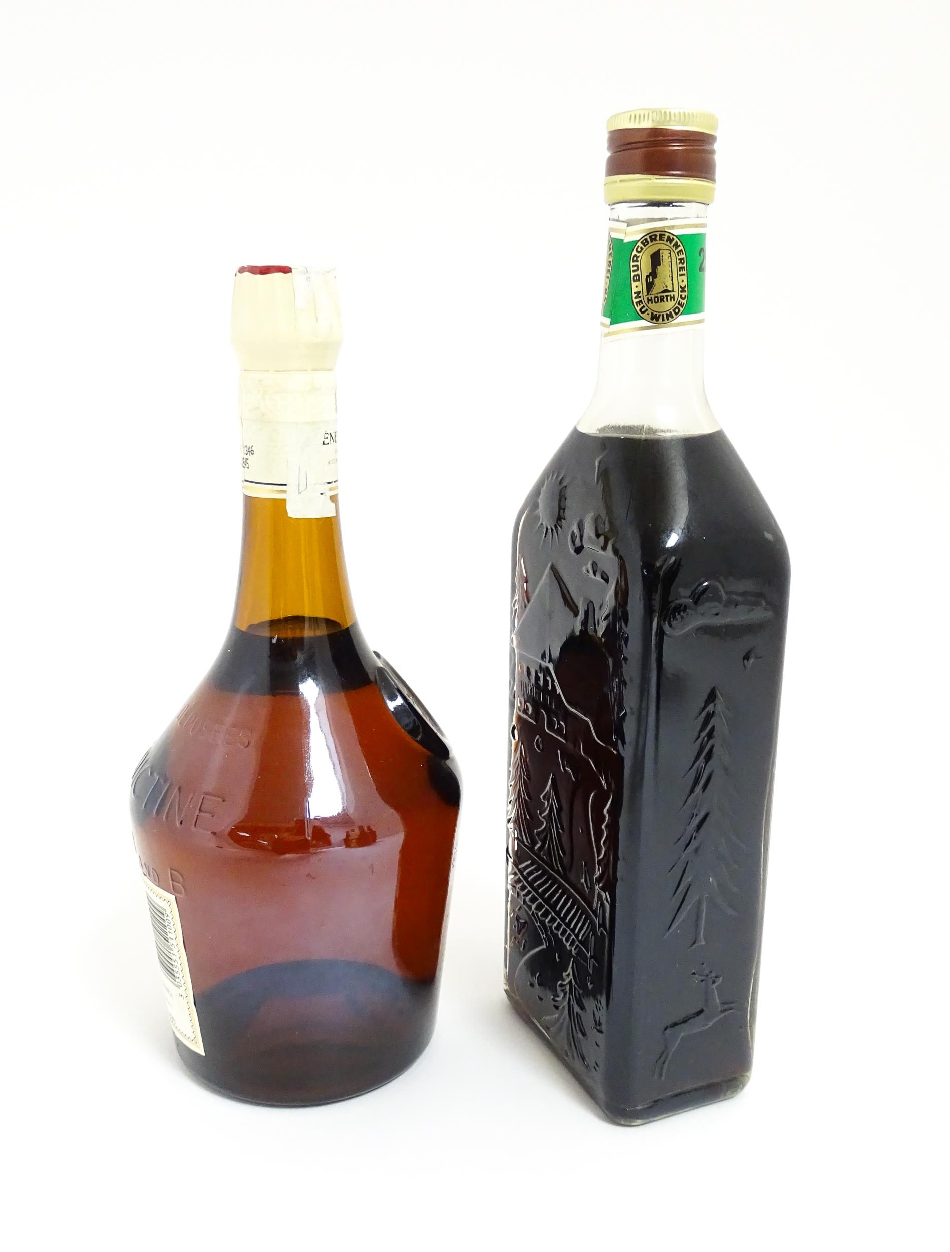 A 70cl bottle of Benedictine liqueur, together with a 70cl bottle of Schwarzwälder Edel-Kirsch - Image 6 of 12