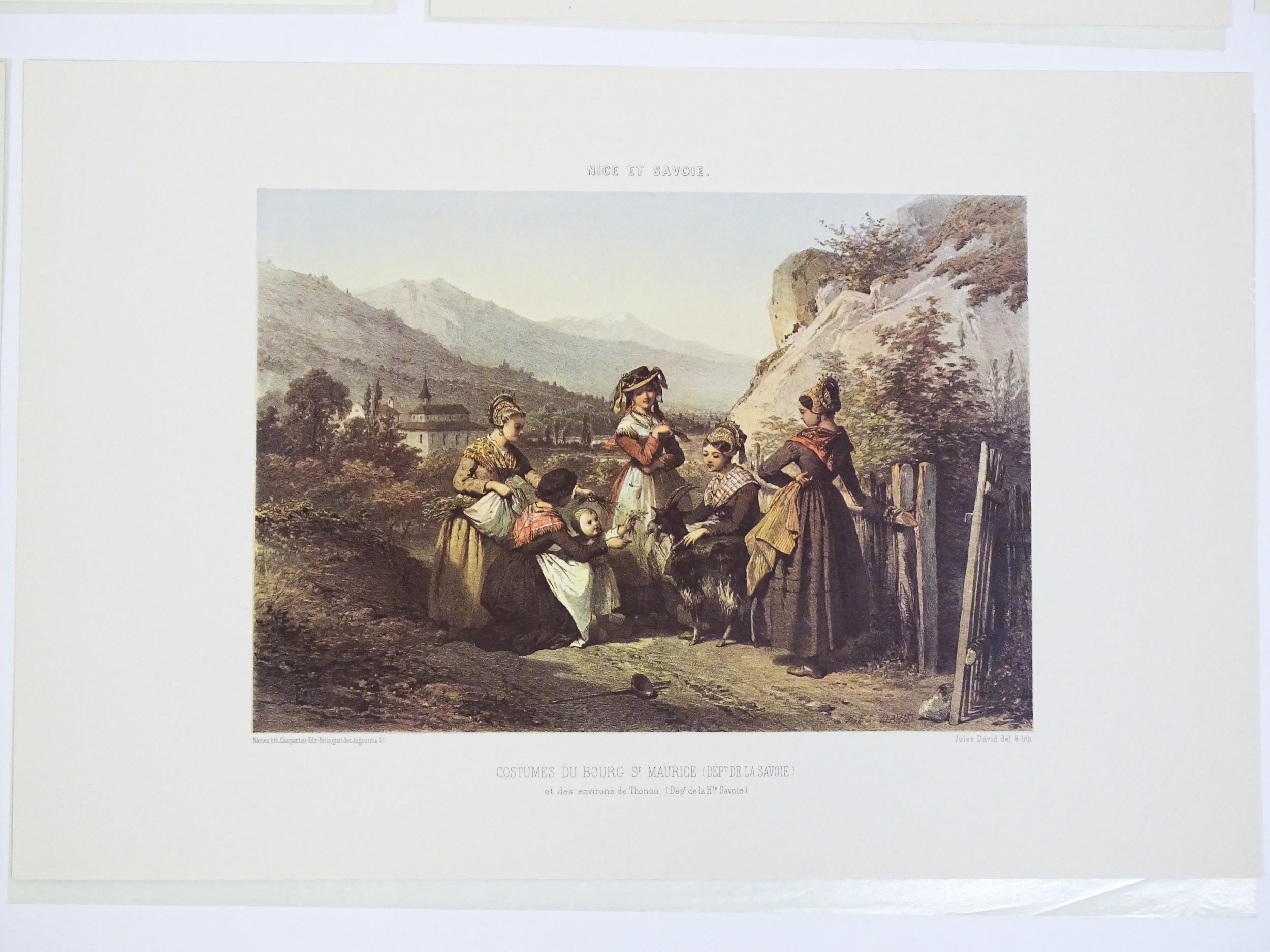 French School, 20th century, Lithographs, A folio of twelve lithographs from the Paul Payot Nice - Image 4 of 27