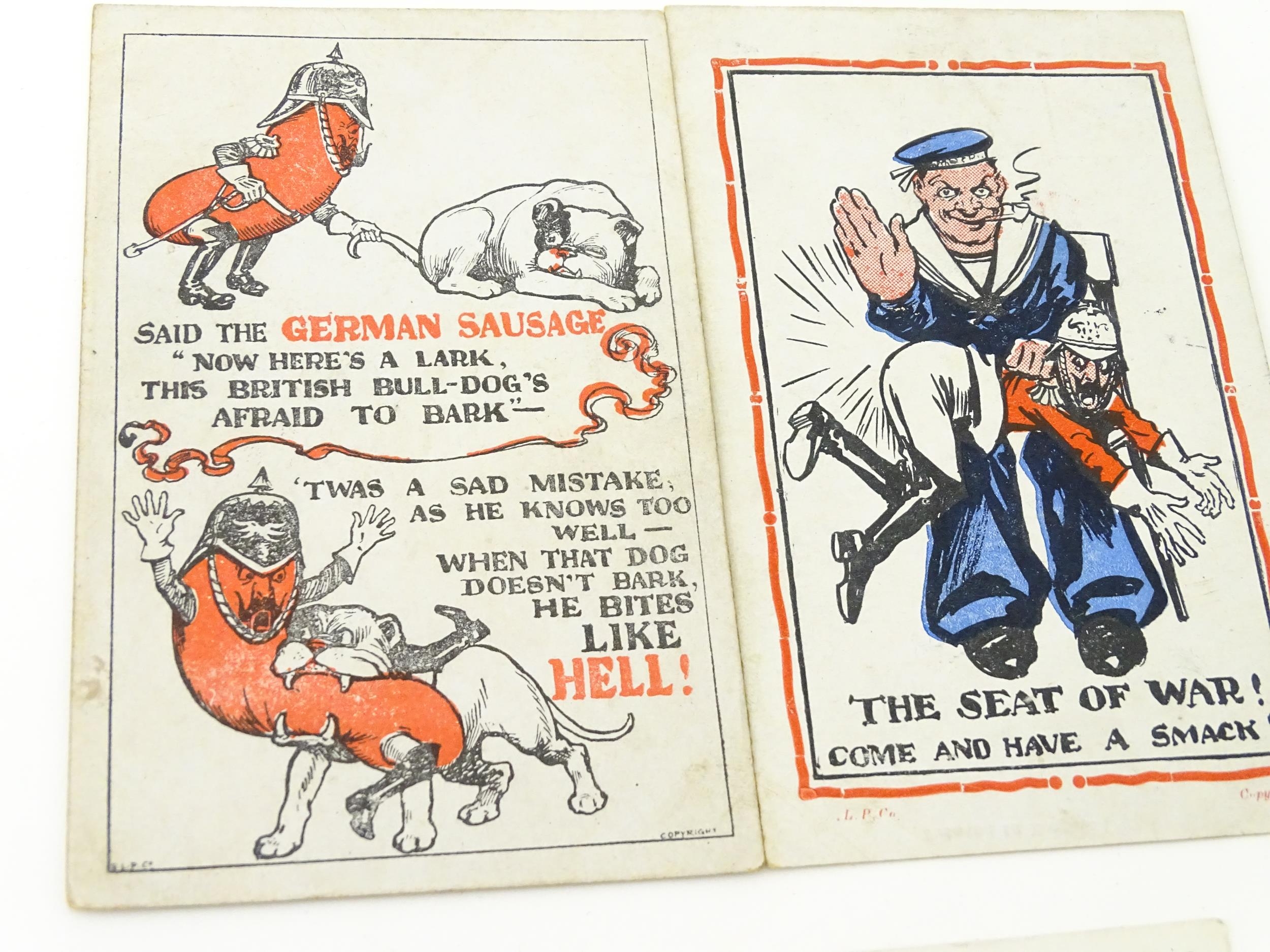 Militaria , WWI / World War 1 / WW1 / First World War : a quantity of caricature / humorous - Image 6 of 11