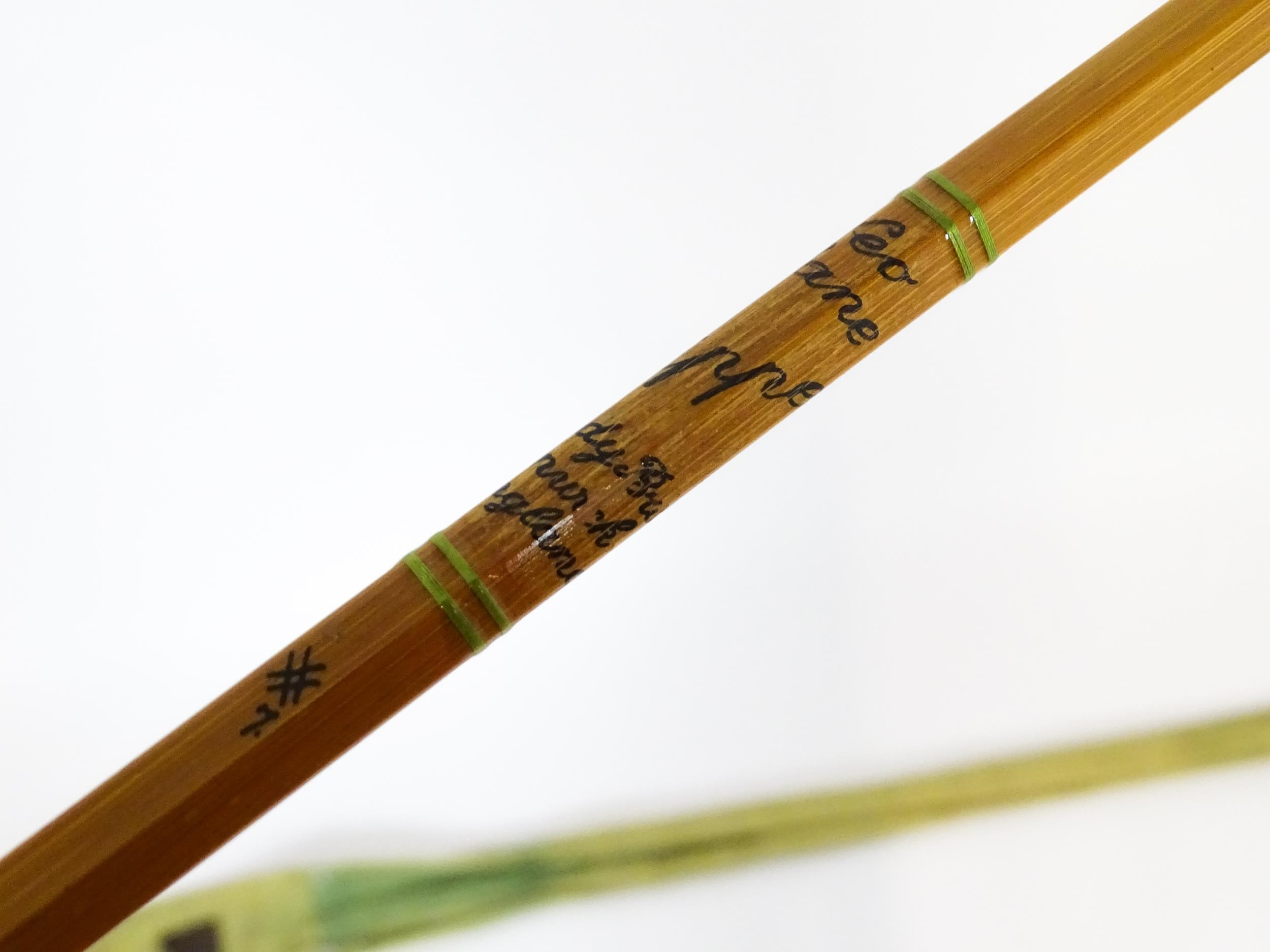 Fishing : a Hardy Bros of Alnwick 'Neocane Dipper' two-piece split cane fly rod, serial number - Image 3 of 10