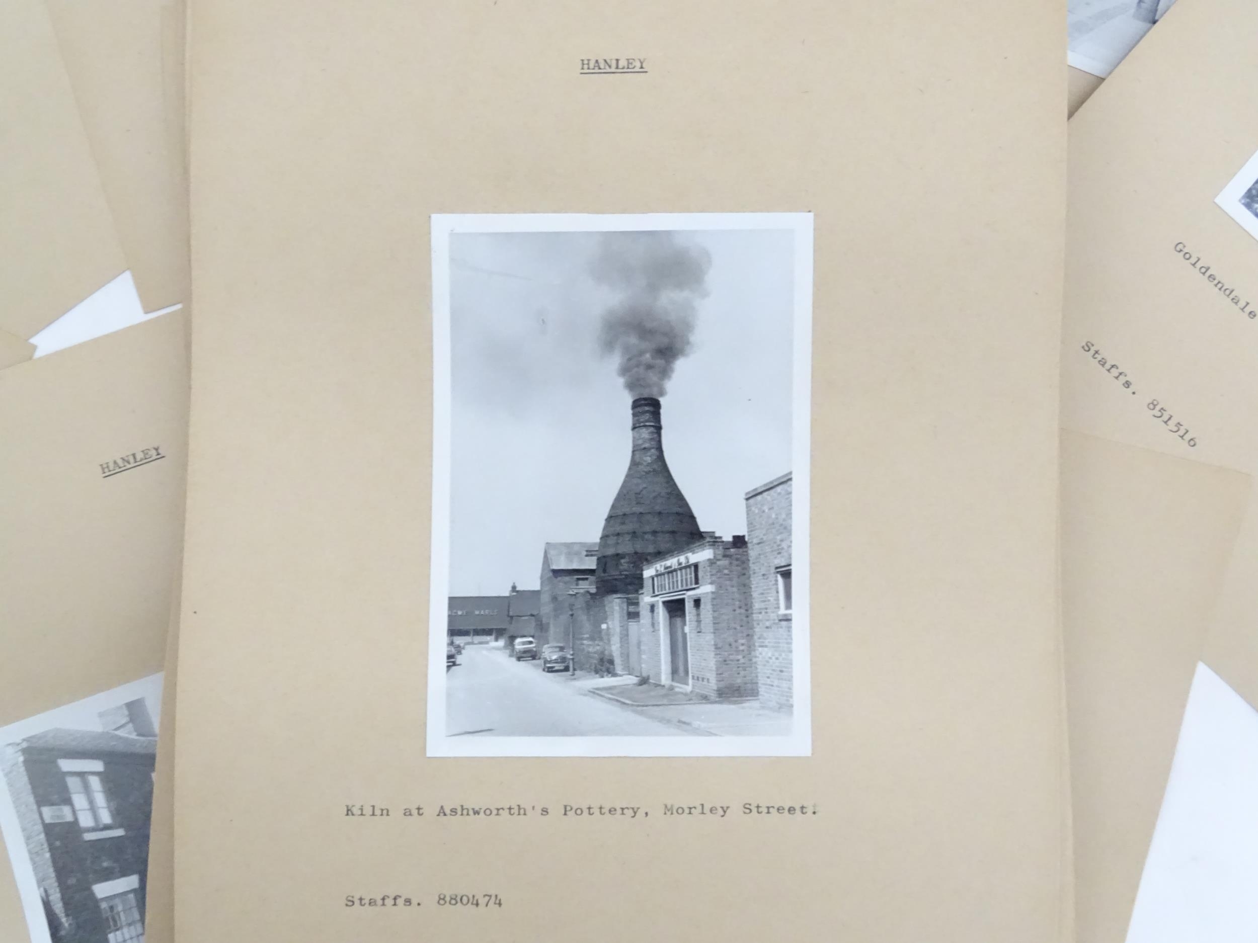 An archive of 20thC monochrome photographs depicting industrial buildings of Britain - Staffordshire - Image 4 of 14