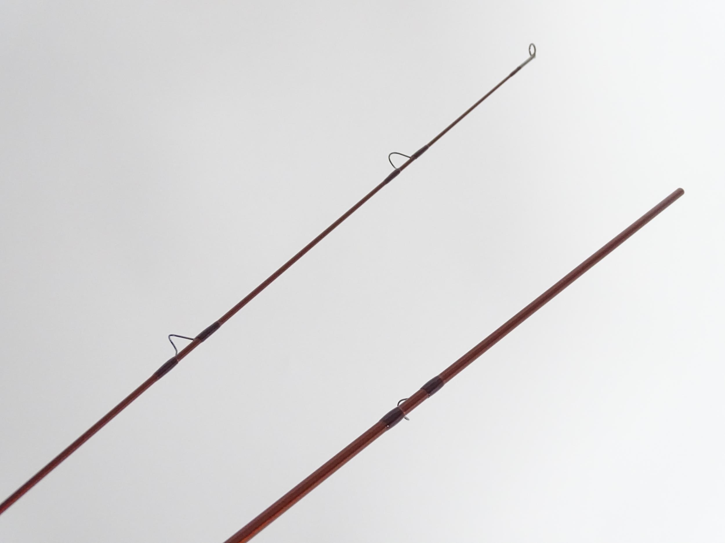 Fishing : a Sharpe's of Aberdeen 'Gordon 2' three-piece fly rod, approx 108" long. With cloth case - Image 2 of 7