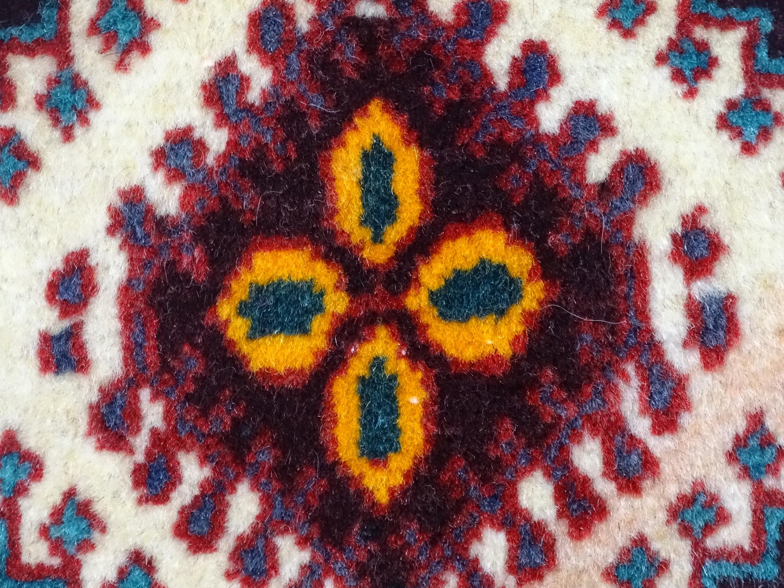 Carpet / Rug: A South West Persian Qashqai rug the red ground decorated with geometric motifs. - Image 7 of 9