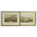 After William Simpson, 19th century, Lithographs, Two studies from the series The Seat of War in the