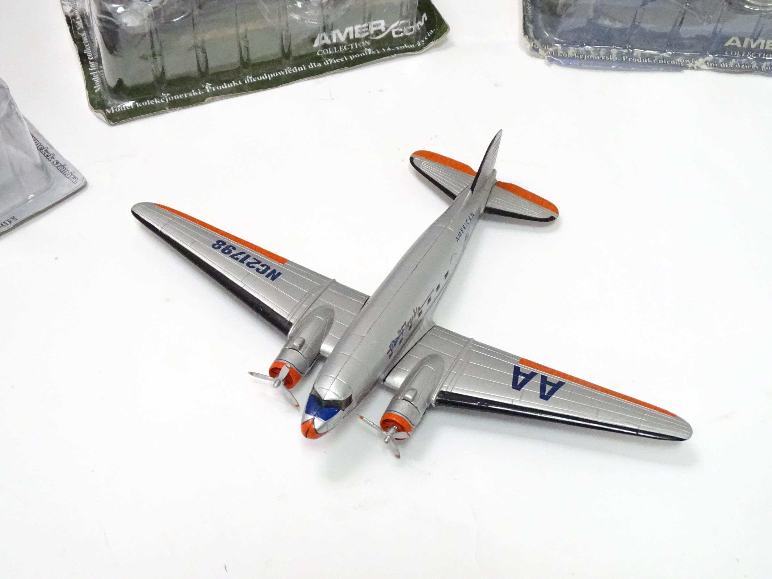 Toys: A quantity of die cast scale model planes to include F4U-4 Corsair, Boeing C-97A - Image 9 of 12