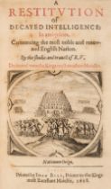 Verstegan (Richard). A Restitution of Decayed Intelligence, 1628