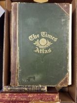 Atlases. A collection of eleven atlases, late 19th & early 20th century