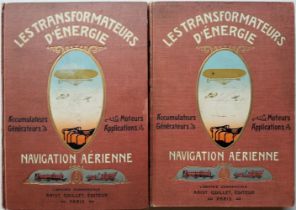 Barres (Fernand). Les Transformateurs d'Energie. Generateurs, Accumulateurs..., 2 vols., 1910