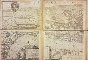 London. Vertue (George), Civitas Londinum Ano Dni circiter MDLX, 1737