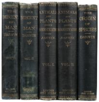 Darwin (Charles). The Descent of Man, 2 volumes, 1st edition, mixed issue, London: John Murray,