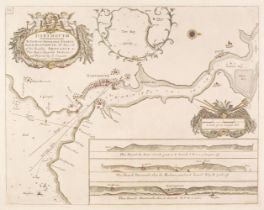 Collins (Captain Greenville). Four Sea Charts, circa 1760