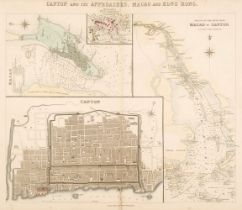 Canton. Stanford (Edward, publisher), Canton and its Approaches, Macao and Hong Kong, circa 1855