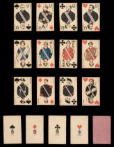 French playing cards. Jeu de Gambetta, Paris: Bastide et Giraud, circa 1880