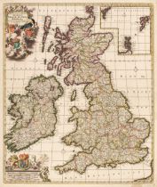 British Isles. De Wit (Frederick), Novissima prae caeteris aliis accuratissima..., 1690